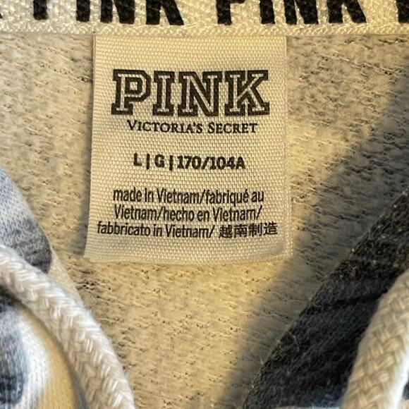 Victoria Secret PINK Blink Logo Women's Embroidery Sequined Hoodie Size Large - Picture 5 of 11